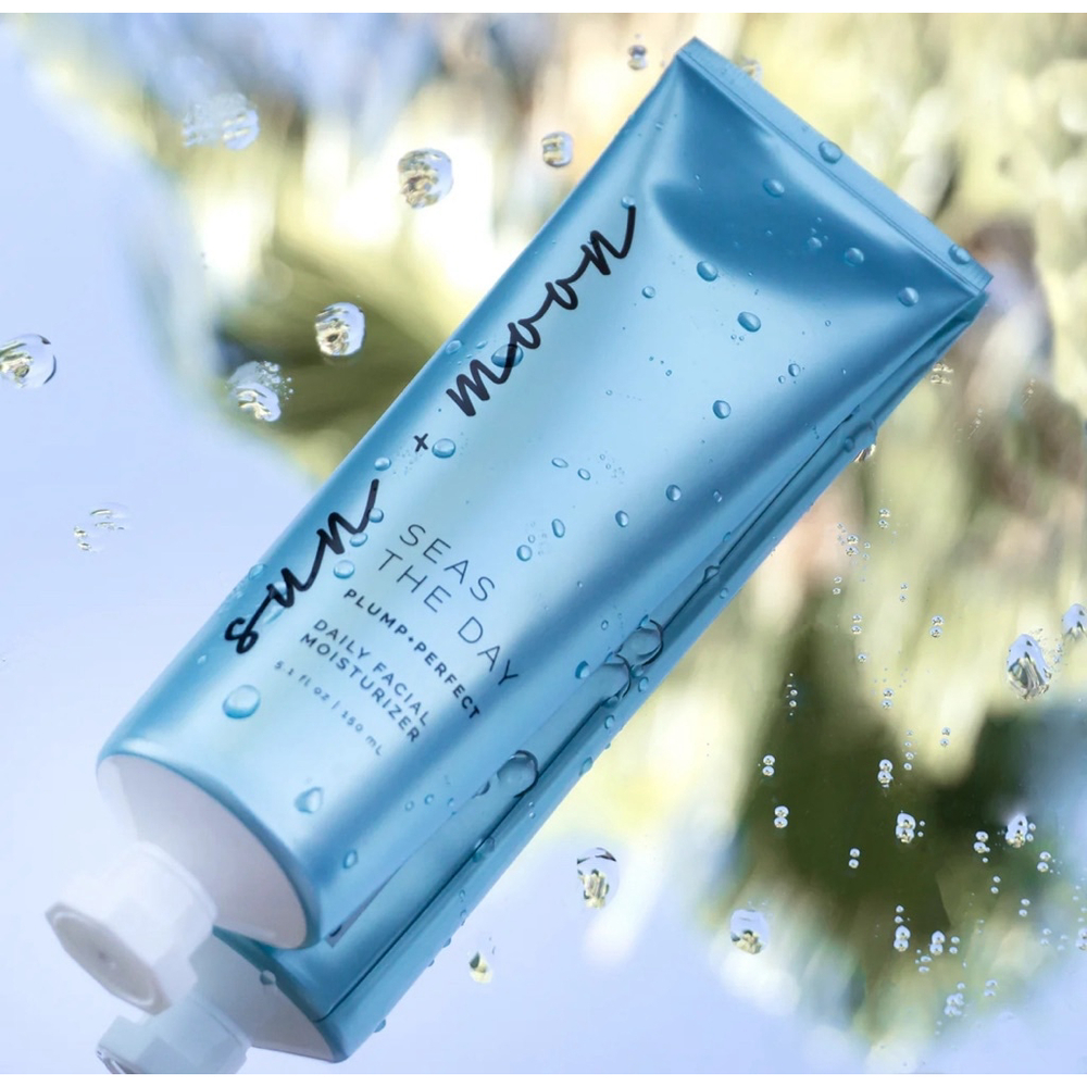 Sun + Moon SEAS THE DAY PLUMP + PERFECT | DAILY‎ FACIAL MOISTURIZER NIB